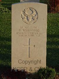 Salonika (Lembet Road) Military Cemetery - MacDonald, D